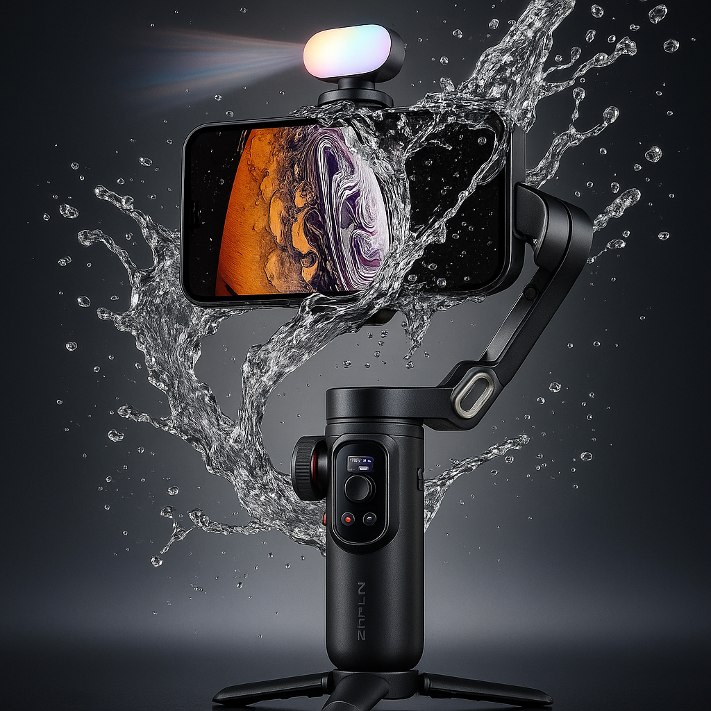 Stabilisateur Smartphone 3 Axes Gimbal Professionnel Compatible Iphone & Android