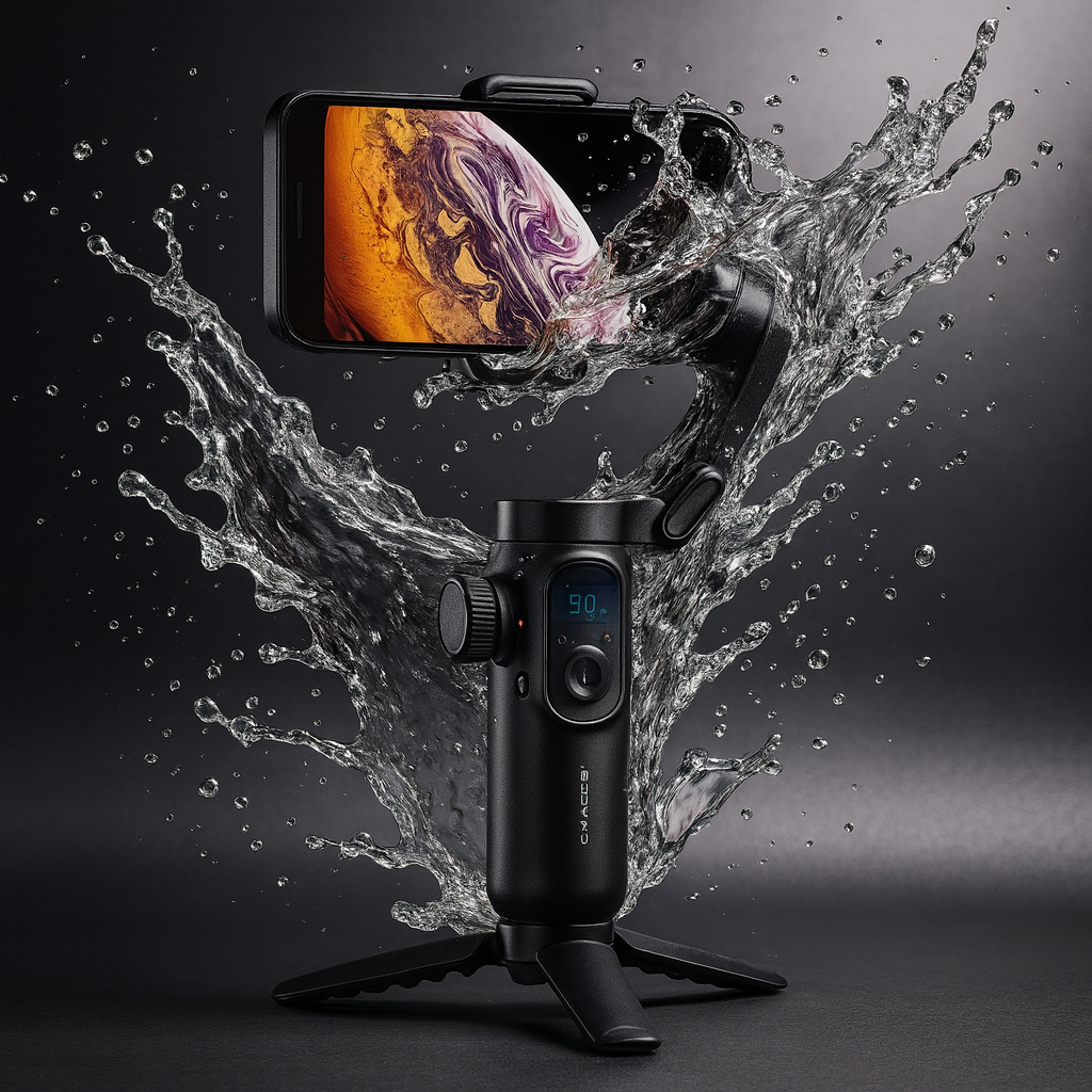 Stabilisateur Smartphone 3 Axes Gimbal Professionnel Compatible Iphone & Android