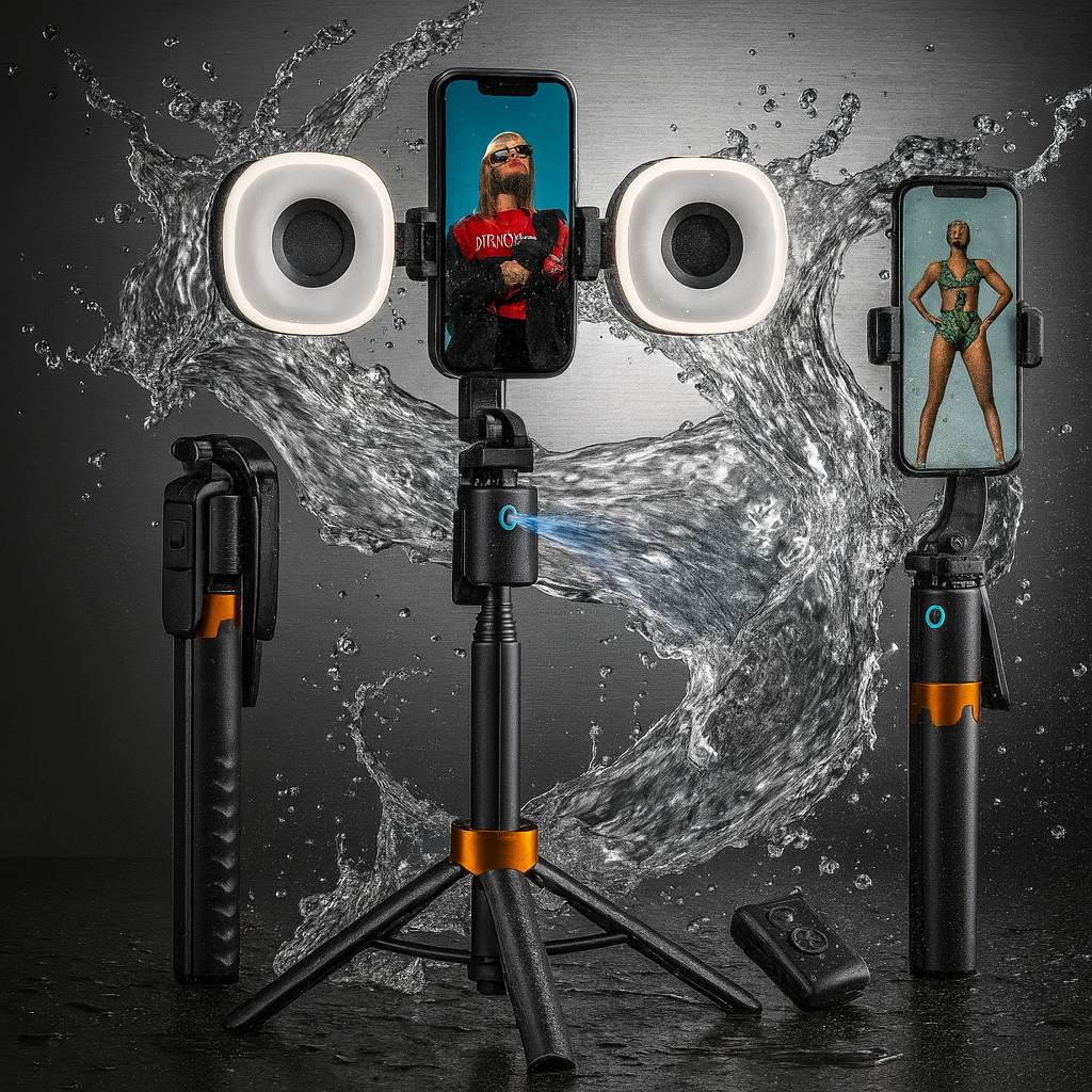 Stabilisateur Smartphone 360° Gimbal Portable avec Suivi Intellligent Automatique