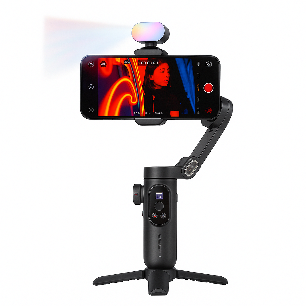 Stabilisateur Smartphone 3 Axes Gimbal Professionnel Compatible Iphone & Android