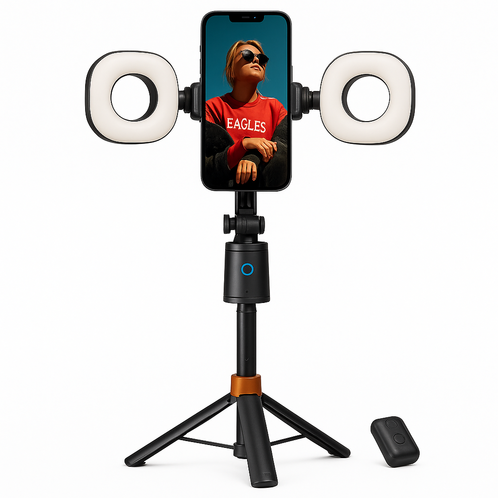 Stabilisateur Smartphone 360° Gimbal Portable avec Suivi Intellligent Automatique